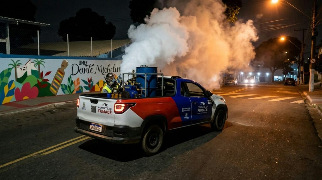 Combate ao Aedes: carro fumacê inicia rota de agosto em Vila Velha