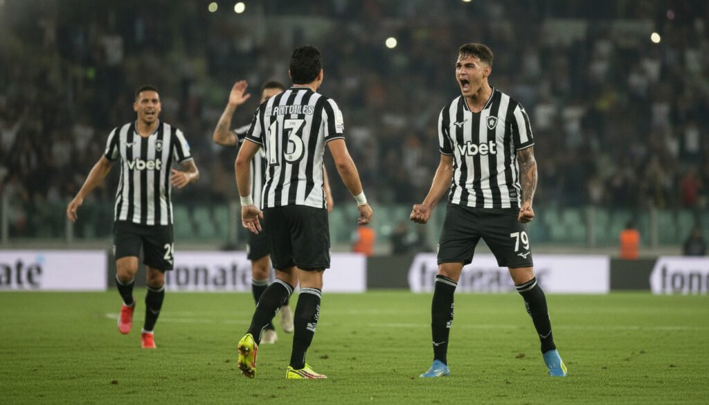 Juventude decide: Botafogo vence Santos no último lance e agita Brasileirão