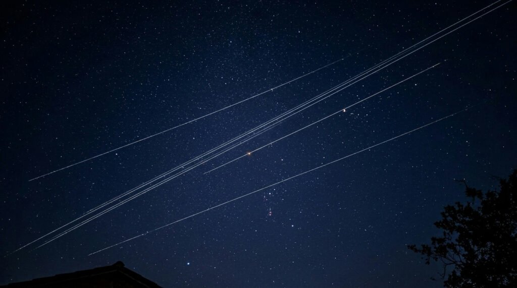 Estudo alerta: proliferação de satélites ameaça observações astronômicas