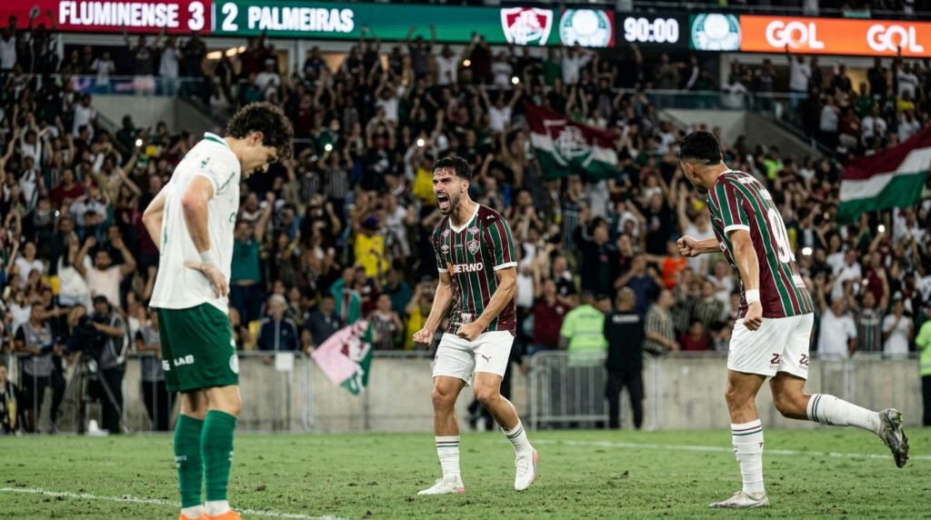 Fluminense rompe sequência negativa e vira sobre o Palmeiras em clássico do Brasileirão