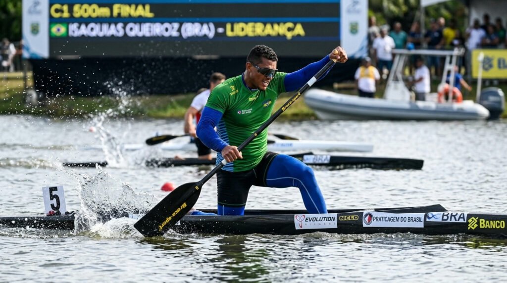 Isaquias Queiroz conquista quinto título mundial no C1 500m e solidifica legado na canoagem