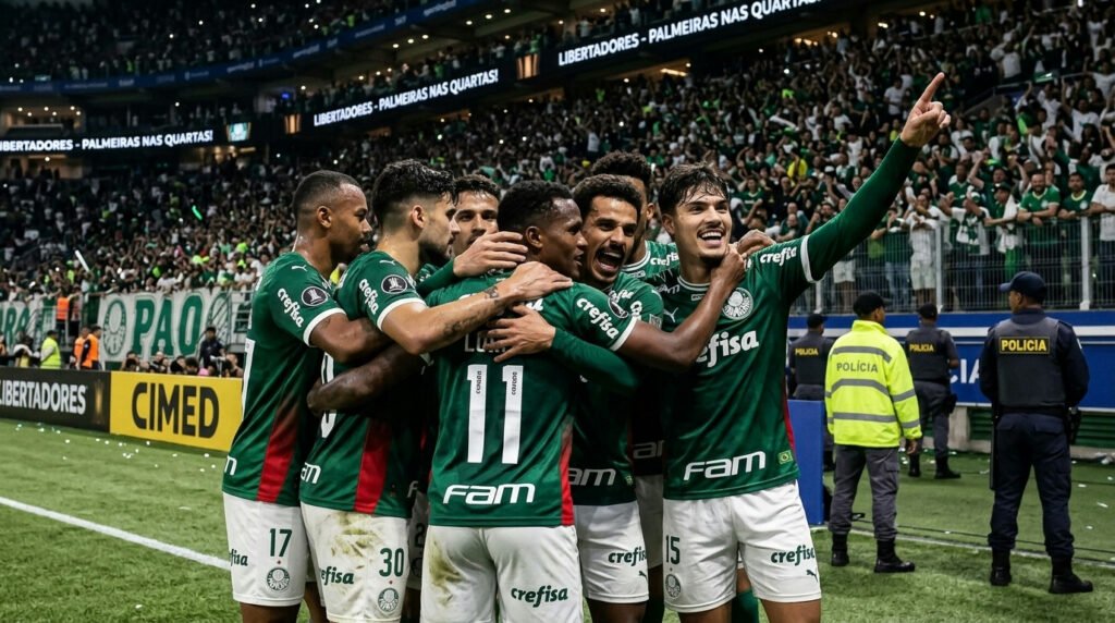 Palmeiras supera Cerro Porteño fora de casa e carimba passaporte para as quartas da Libertadores