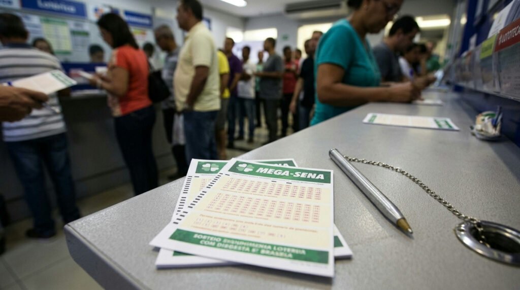 Prêmio da Mega-sena dispara para R$ 50 milhões e atrai apostadores; veja os números sorteados