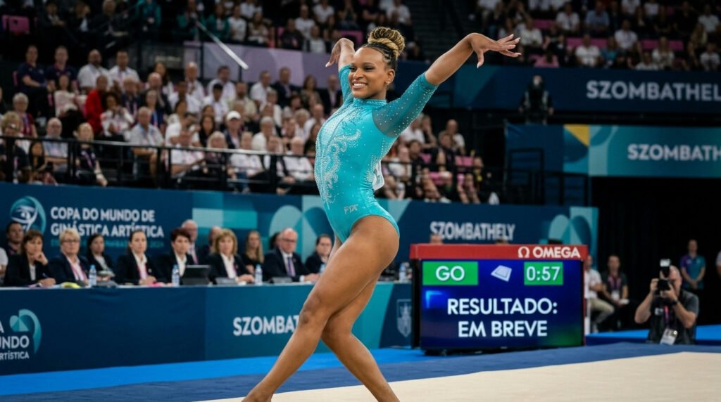 Rebeca Andrade retorna às competições internacionais após pausa estratégica de dois anos