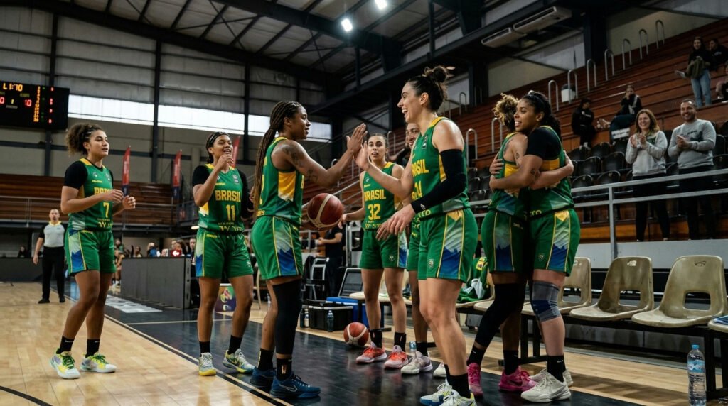 Seleção brasileira feminina de basquete estreia com vitória dominante no Sul-americano