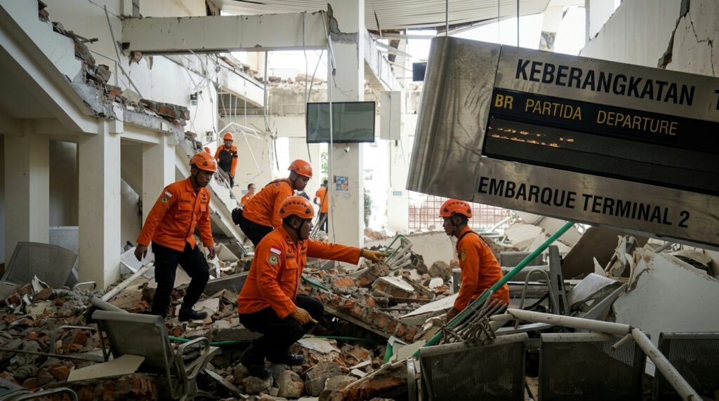 Terremoto de 7,7 graus na Indonésia: ao menos 47 mortos e cidades em escombros
