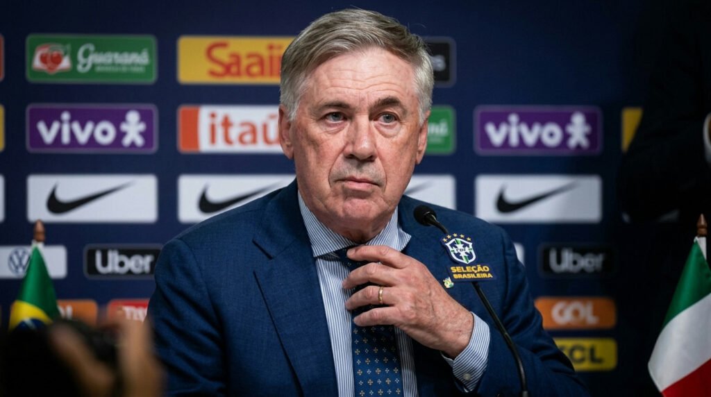 Carlo Ancelotti anuncia primeiros convocados da Seleção Brasileira pós-Copa em 9 de setembro