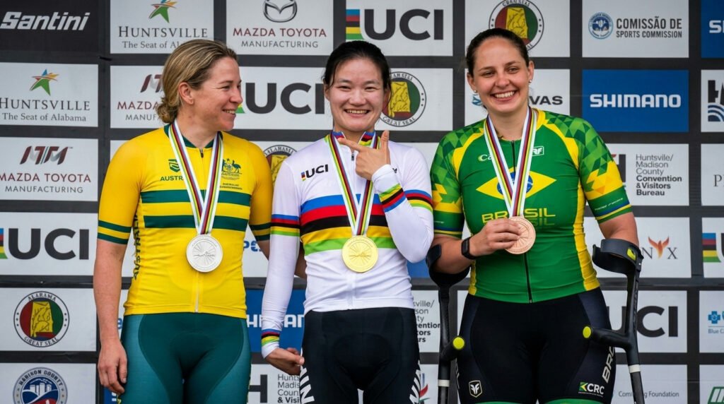 Cinco medalhas coroam participação do Brasil no Mundial de Paraciclismo de Estrada