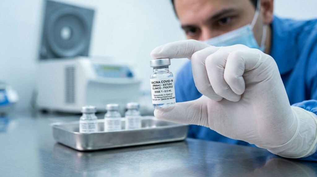 Fiocruz avança com testes clínicos da primeira vacina Rnam brasileira contra a covid-19