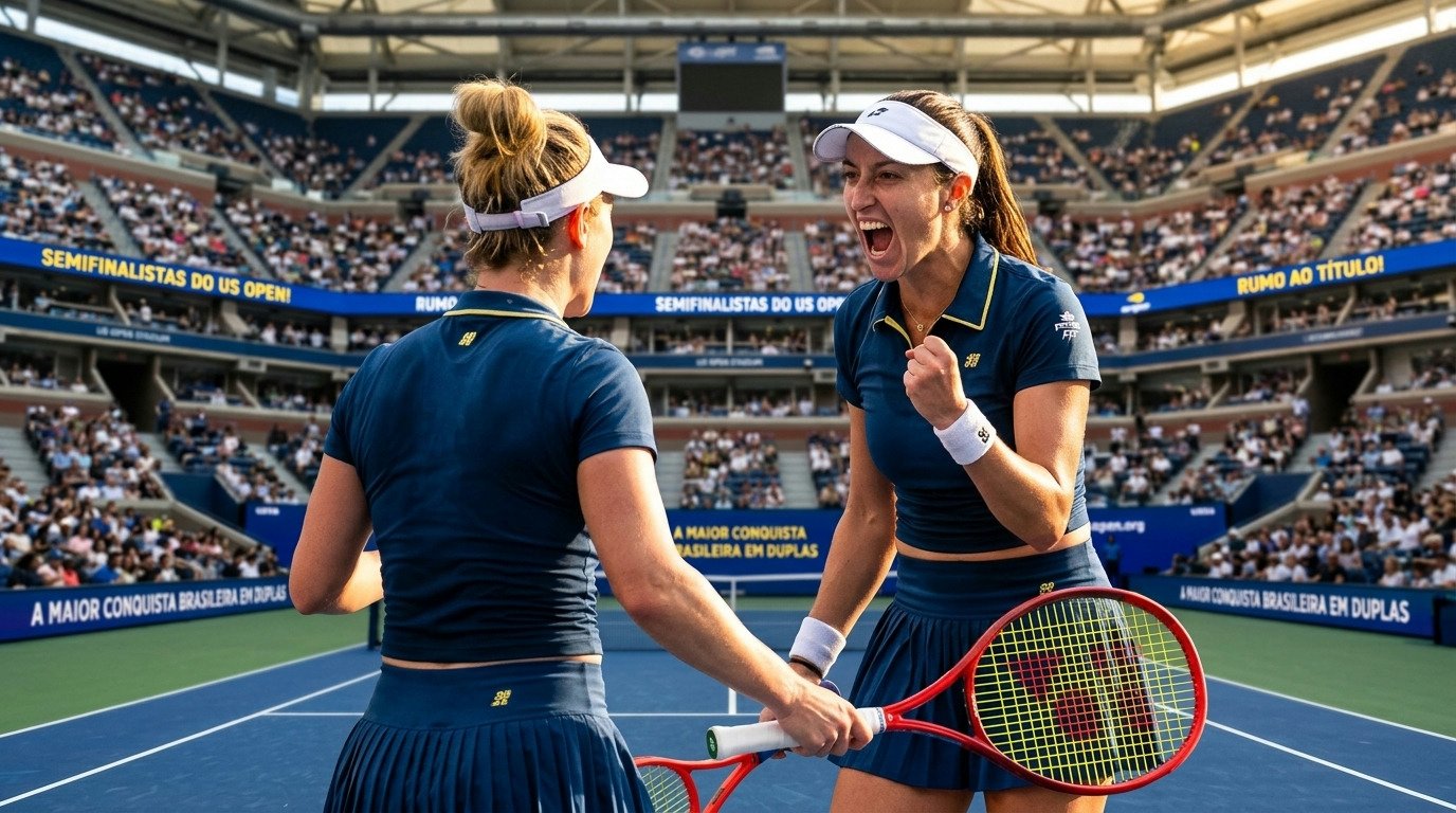 Luisa Stefani avança às semifinais do US Open e projeta salto no ranking mundial