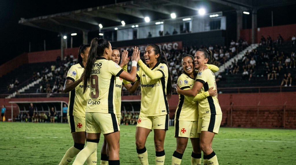 Vasco goleia e garante lugar na final do Brasileirão Feminino a2 contra Itabirito
