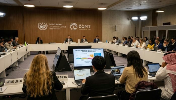 Acordo global contra secas na COP17 é adiado novamente em meio a impasses geopolíticos