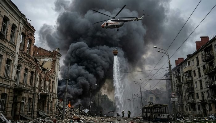 Bombardeio russo a Kiev deixa mortos e feridos após saída de enviados de paz dos EUA
