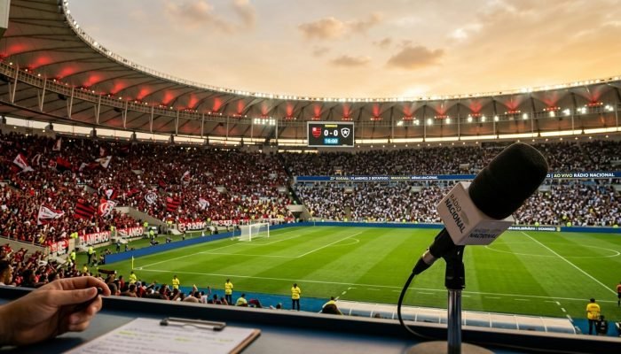 Clássico carioca: Rádio Nacional transmite Flamengo e Botafogo pelo Brasileirão