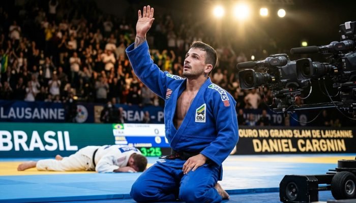 Com ippon, Daniel Cargnin fatura ouro no Grand Slam de Judô em Lausanne