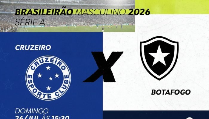 Cruzeiro e Botafogo duelam no Brasileirão com cobertura completa da Rádio Nacional