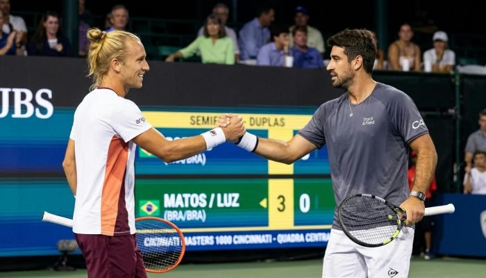 Dupla brasileira Matos e Luz avança à semifinal do Masters 1000 de Cincinnati