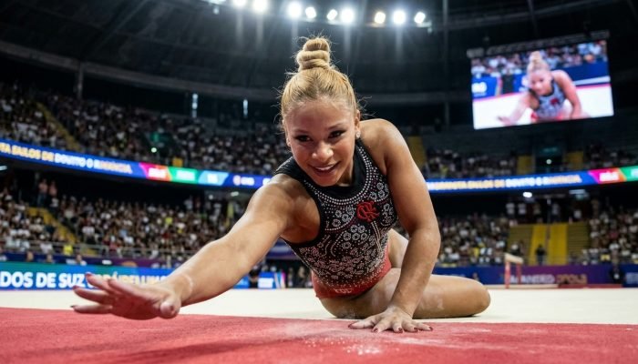 Flávia Saraiva domina Campeonato Brasileiro de Ginástica Artística com dois ouros em Brasília