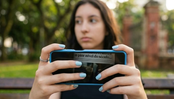 Geração digital: leitura de adolescentes despenca ao pior nível do século, alerta OCDE