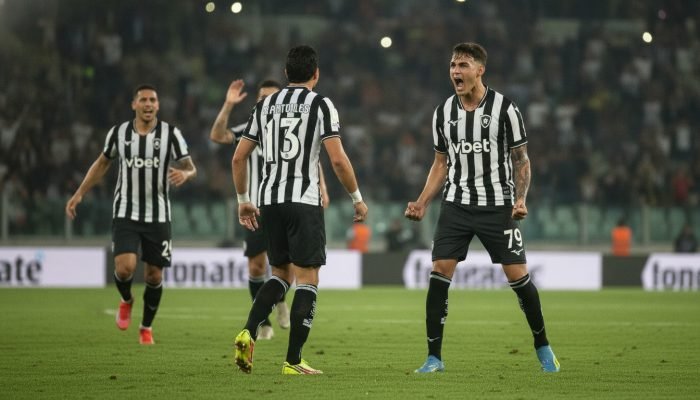 Juventude decide: Botafogo vence Santos no último lance e agita Brasileirão