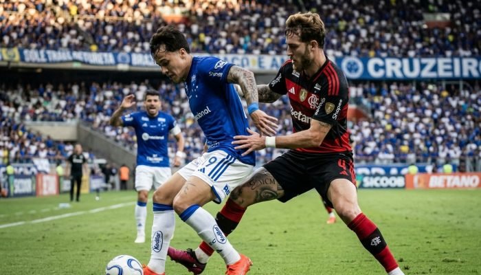 Libertadores: Cruzeiro e Flamengo empatam em duelo de oitavas no Mineirão
