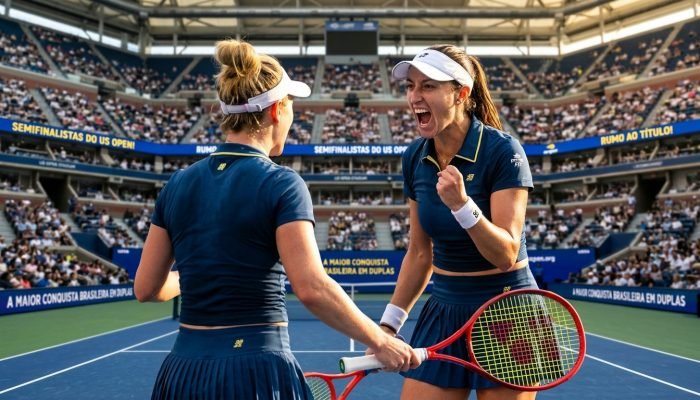 Luisa Stefani avança às semifinais do US Open e projeta salto no ranking mundial
