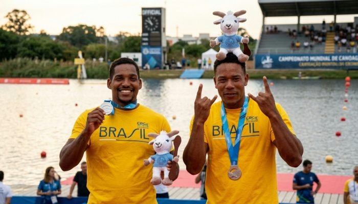 Prata de Godmann e Nascimento no Mundial de Canoagem faz história para o Brasil