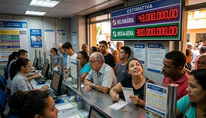 Prêmio da Mega-sena acumula para R$ 45 milhões e sorteio gera expectativa