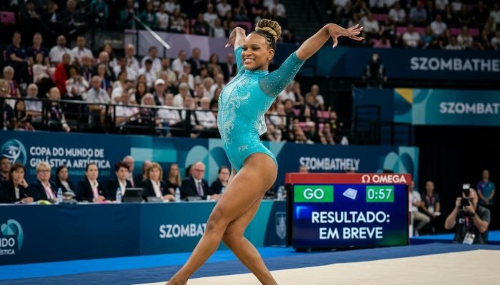 Rebeca Andrade retorna às competições internacionais após pausa estratégica de dois anos