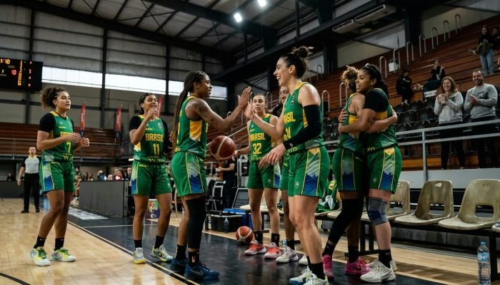 Seleção brasileira feminina de basquete estreia com vitória dominante no Sul-americano