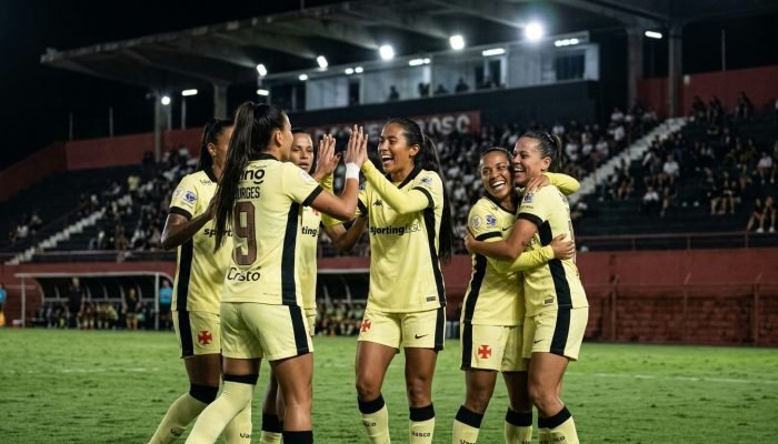 Vasco goleia e garante lugar na final do Brasileirão Feminino a2 contra Itabirito