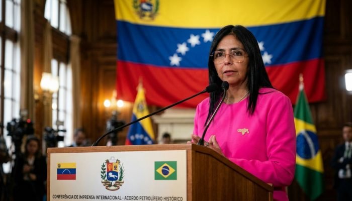 Venezuela e Estados Unidos selam acordo bilionário de petróleo em cenário pós-Maduro