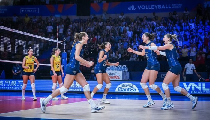 Vôlei feminino Brasil supera Itália em virada emocionante e avança à final da Liga das Nações